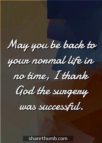 surgery recovery cards sayings